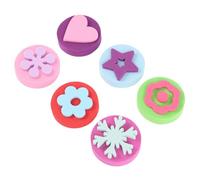 BCOATH 12 Pezzi Timbri Auto-inchiostranti per Stampe Graffiti in Eva Doppia Faccia Strumenti Creativi per Disegno e attività Educative Scuola Infanzia Colore Casuale Colore Casuale