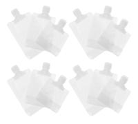 BCOATH 12 Sacchetti per Lozioni da Viaggio 30ml 50ml 100ml Riutilizzabili per Cosmetici Chiusura a Scatto, Buste Compatte Leggere e Impermeabili per Uso Quotidiano e Cura della Pelle