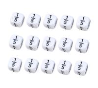 BCOATH 15 pezzi Dadi Educativi Matematica con Frazioni Giocattolo Aritmetico per Ragazzi e Ragazze Dadi Didattici per Apprendimento Scolastico Interattivi e Divertenti