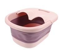 BCOATH 1pezzi Bacinella Per Pediluvio Multiuso Pieghevole Per Casa e Viaggi Realizzata in Plastica Resistente Per Rilassare i Piedi e Favorire La Circolazione