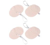 BCOATH 2 Paia di Cuscinetti Assorbenti e Sicuri Antitraspiranti per Ascelle in Cotone Rosa Invisibili gli Abiti per