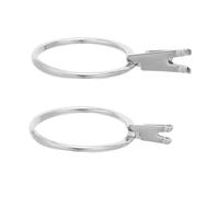 BCOATH 2 Pezzi Anello Resistente Porta in Lega Pietre Alluminio Preziose di e Argento Sicuro, per Gioiellieri Durante Processi di Creazione e Sessioni in Studio