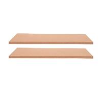 BCOATH 2 Pezzi Bacheca in Sughero Rettangolare Autoadesiva Design Elegante senza Cornice, per Casa e Camere, per Messaggi Personalizzati e Decorazione Artistica