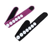 BCOATH 2 Pezzi Cintura Massaggiante Digitopressione Regolabile per Testa e Collo Fascia Agopressione in Poliestere per Rilassamento Stimolazione e Miglioramento del Sonno Uomo Donna