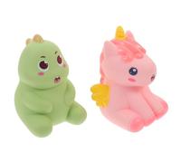 BCOATH 2 pezzi Giocattoli Bagno per Animali Cartoon in Gomma Leggera con Spruzzo d Acqua per Vasca Doccia Divertenti Giochi Acqua per Ragazzo Ragazza