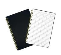 BCOATH 2 Pezzi Registro Contabile con Pagine Orizzontali Bianche Quaderno di Contabilità per Casa e Piccole Imprese Notebook per Monitoraggio Spese e Pianificazione Finanziaria