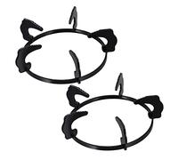 BCOATH 2 Pezzi Supporto per Fornello a Gas in Ghisa da 18,5 Cm, Griglia Metalllica Antiscivolo per Wok e Pentole Piccole, Accessori Cucina per Piani Cottura a Gas