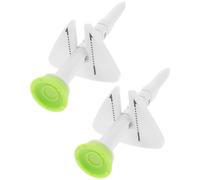 BCOATH 2 Pezzi Tee da Golf Regolabili in Plastica Verde con Scala Limite Accessori per Allenamento Indoor e Outdoor Supporto Stabile per Palline per Tappetini e Prato Naturale