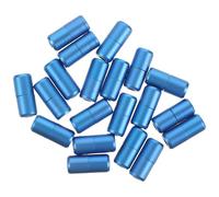 BCOATH 20 Pezzi Fibbia per Lacci in Alluminio Blu Allacciatura Rapida per Sneakers e Calzature da Escursionismo per Attività All'aperto
