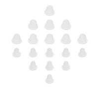 BCOATH 200 Pezzi Contenitori per Colorante Tatuaggi in Silicone Bianco, Coppe U-shape Facili da Trasportare per Beauty Business e Tattoo Supplies