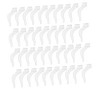 BCOATH 20paia Coperchi Antiscivolo Silicone Per Compatibile Con Da Sole Design Pratico e Confortevole Per Attività Sportive e Quotidiane Colore Bianco