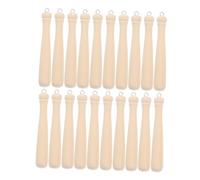 BCOATH 25pezzi Mazza da Baseball in Legno Mini Ciondolo Accessori Artigianali Sportivi per Creazione di Gioielli Decorazioni Ciondolo da Baseball Ornamenti Forma di Mazza