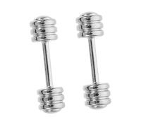 BCOATH 2Pezzi Manubri Miniaturizzati per Casa delle Accessori per Bilanciere Fitness Decorazione per Ambientazioni Miniatura e Regali da Te