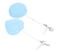 BCOATH 2pezzi Salviettine Pulenti Per Schermi e Lenti Di Pulizia Per Occhiali e Smartphone Accessorio Multifunzionale Con Portachiavi Decorativo Facile Da Trasportare e Resistente Per