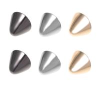 BCOATH 3 paia Copritacchi in Metallo per Scarpe con Tacco Spillo Proteggi Punta Antiscivolo e Decorativi per Donna Protezione Durevole e Stile Elegante in Oro Argento