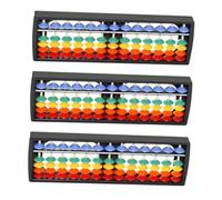 BCOATH 3 Pezzi Abaco per Digits in Plastica Strumento Didattico per Esercizi di Aritmetica e Calcolo Mentale Leggero e Portatile per Ragazzi e Ragazze