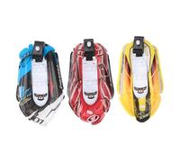 BCOATH 3 pezzi Mini Imbarcazione Gonfiabile da Bagno per Ragazzo Ragazza Giocattolo da Bagnetto Molla in Blu Rosso e Giallo Sicuro e Divertente per Giochi d Acqua in Vasca