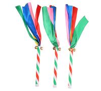 BCOATH 3 Pz campana da ballo ornamento delle prestazioni produttori di rumore di campana a mano bambini i figli fan che eseguono oggetti di scena proprietà scenica dello spettacolo stoffa