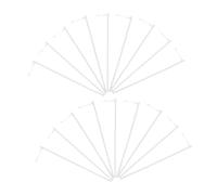 BCOATH 30 Pezzi Aste per Mulino Vento Resistenti e Lisce Parti di Ricambio per Girandola Te Aste Portatili per Creazioni Artigianali di Bastoncini Solidi