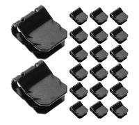BCOATH 30 Pezzi Clip per Paraurti Auto a Forma di U in Ferro Nero, Resistente e Facile da Installare, per Protezione Parafango e Condizioni Offroad Sotto Pioggia