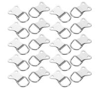BCOATH 30 Pezzi Ganci per Cornici Doppia Apertura Bull Head Supporti Resistenti per Quadri Pesanti Specchi e Dipinti Montaggio Rapido e Stabile per Decorazioni Parete Casa e Galleria
