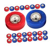 BCOATH 32 pezzi Mini Pucks per Shuffleboard da Tavolo Roller Resistenti per Giochi Indoor Accessori Curling e Ricambio Shuffleboard per Migliorare Divertimento Sfida