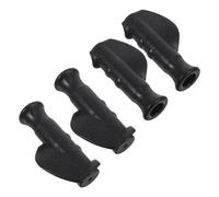 BCOATH 4 Pezzi Manopole Nere per Deambulatore Impugnature Ergonomiche per Bastone da Passeggio e Carrello Sostituzione Facile per Maniglie Rollator e Sedia Rotelle