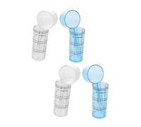 BCOATH 4 Set Kit di Misurini Graduati per Odontoiatria e Bicchieri Riutilizzabili, Precisione nella Misurazione e Materiale Igienico per Miscelazione Resina