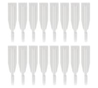 BCOATH 40 Pezzi Ganci per Carrello Cucina in Plastica Bianca, 1,97 | Scaffale a Filo e Montaggio a Parete, Soluzione Pratica per Cucina e Casa, Bianco, Plastica