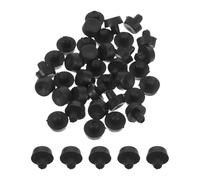 BCOATH 40 Pezzi Tappi per Gambe di Sedia e Sgabello in PVC Nero 6mm | Protezione Pavimento, Installazione Rapida, Stabilità Migliorata, per Sala da Pranzo e Uso Quotidiano