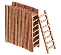 BCOATH 40 scale di simulazione, modello paesaggistico, mini scala a pedale, modello di scale per mobili, sandbox, miniature, mobili in miniatura, scaletta ornamenti, piccoli mobili in legno