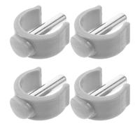 BCOATH 4pcs Canne Universali A Forma Di Morsetto A Forma Di Morsetto A Piedi Pieghevole Bastoncini Di Sostituzione Con Fibbia Morsetti Morsetti A Mano Impugnati Di Canna Per Camminatore