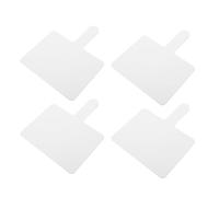 BCOATH 4pezzi Lavagne Bianche Portatili Bifacciali Palette Cancellabili per Scuola e Giochi Interattivi Tavoletta Handheld per Matematica Quiz e Votazioni in Classe