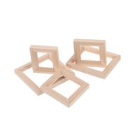 BCOATH 5 Pezzi Struttura in Legno Per Casa Delle Bambole Accessori Per La Casa Delle Bambole Mini Cornici Vintage Cornice Vintage in Legno Khaki