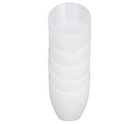 BCOATH 5pezzi Vetro per Lampadari Ricambi Paralume Lampada da Tavolo in Pp Bianco Design a Ferro di Cavallo per Camera e Protezione Occhi