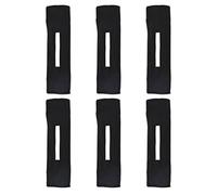 BCOATH 6 Pezzi Accessori per Chioma Donna Elastici Spirale Nero per Creare Acconciature Istantanee Resistenti per Uscire e Team