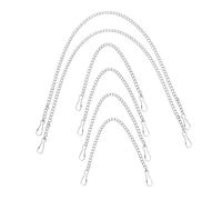 BCOATH 6 pezzi Catene Appenditutto in Acciaio Inossidabile Catene Sospese Resistenti con Ganci per Appendere Fioriere Cartelli Decorazioni e Mangiatoie per Uccelli per Negozi ed