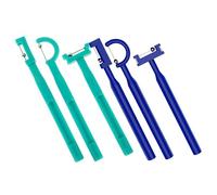 BCOATH 6 Pezzi Kit Allenatore Muscoli Orali per Lingua Dispositivo Portatile per Esercizi di Lateralizzazione Punta Lingua e Sviluppo Linguaggio Allenatore Sicuro e Facile da Usare