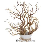 BCOATH 6 Pezzi Rami Artificiali Secchi Alti 35 Cm, Bastoncini per Vaso Decorativi Resistenti in Plastica, Ramoscelli Finti per Decorazioni Casa, Matrimonio e Feste