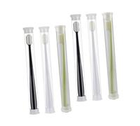 BCOATH 6 pezzi Spazzolino Manuale Micro Nano Setole Extra Morbide per Donne in Gravidanza e Post Parto Orale Delicata Gengive Sensibili Uso Quotidiano Casa e Viaggio