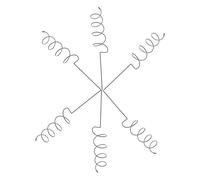 BCOATH 6 Pezzi Supporti per Piante in Vaso con Design Spirale Supporto Stabile e Resistente per Rampicanti e Piante da Sostegno per Steli e Protezione da Vento Forte