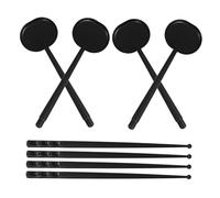 BCOATH 8Pezzi Occlusore Oculare Portatile Nero con Puntatore Manuale per Oftalmologi Set Essenziale per Esami e Negozi Design e Compatto