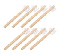 BCOATH 8pezzi Spazzolino Sottile per Protesi Dentaria Spazzolino Portatile per Protesi Strumento per Pulizia delle Dentiere per Apparecchi di Contenzione Dentale