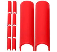 BCOATH Accessori Durevole a Tagliapiastrelle Protezione e U Pezzi per 10 Manuale in Plastica Rossa Supporto Guida per Posizionamento Resistente di Lavori Piastrellista