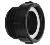 BCOATH Adattatore per Serbatoio IBC Nero in Plastico Resistente e Portatile, per Tubo e Cisterna, per Festa Estiva e Stoccaggio Acqua Potabile o Prodotti Petroliferi
