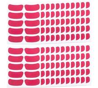 BCOATH Adesivi Sportivi Neri per Occhi da Baseball 22 Fogli Pvc Resistente All’umidità Strisce Scrivibili gli Occhi per Softball Football Hockey