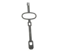 BCOATH Asta Pendolo in Metallo Nero per Orologi Meccanici Vintage, Design di Precisione e Compatibilità Versatile per Riparazione in Uffici e Ambienti Vari