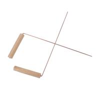 BCOATH Bacchette da Rabdomante in Ottone 2 Pezzi Asta di Rilevamento Lunga per Caccia e Campeggio Strumenti di Sonda Portatili per la Ricerca Dell’Acqua e Divinazione Outdoor