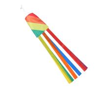 BCOATH Bandiera Decorativa a Manica a Vento Arcobaleno 13x100cm per Giardino e Cortile, Decorazione Esterna per Prato Colori Vivaci e Materiale Resistente