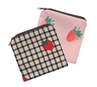 BCOATH Borsa Portaoggetti Per Assorbenti Mestruali Riutilizzabile Portatile Dal Design Carino Per Gli Elementi Essenziali Del Ciclo Mestruale